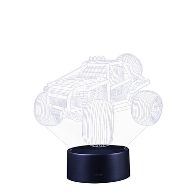 

〖Follure〗LED 3D Illuminated Lamp Optical Illusion Desk Night Light With 7 Color Changing