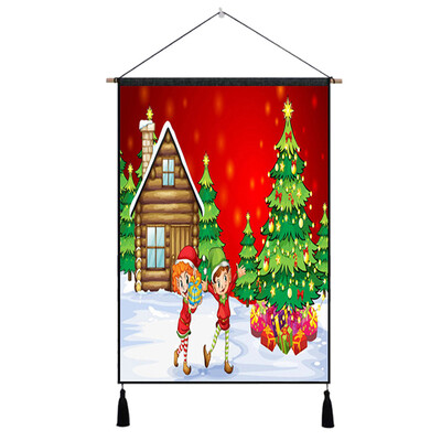 

Tailored Unframed Merry Christmas Oil Painting Print Picture Home Wall Room Wall Hanging
