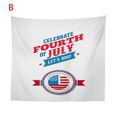 

Gobestart Independence Day Print Home Tapestry Wall Hanging Wall Decoration