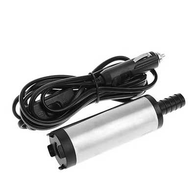 

24V DC Stainless Steel Diesel Fuel Water Oil Car Camping Fishing Submersible Electric Transfer Pump 38mm