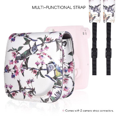 

PU Protective Instant Camera Case Bag Pouch Protector with Strap for Fujifilm Instax Mini 88s89