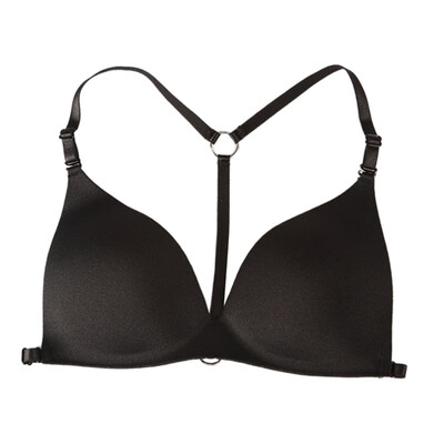 

Sexy Beauty Back Y-Shaped Beauty Back Bra Lingerie Solid Color Triangle Cup Bra For Women No Steel Ring Push Up Bras Bralette