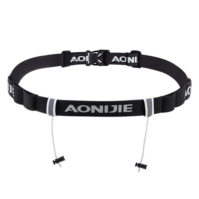 

Triathlon Marathon Race Number Belt Outdoor Sports Motor Running Cycling Waist Pack Pouch Number Holder Sticker Clip with Gel Loop