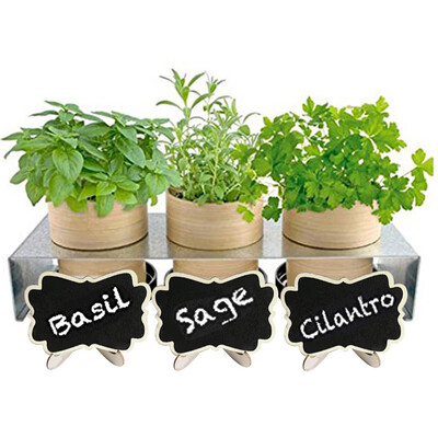 

Gobestart Mini Thicker Chalkboards Signs Sidewalk Blackboard Wood Small Message