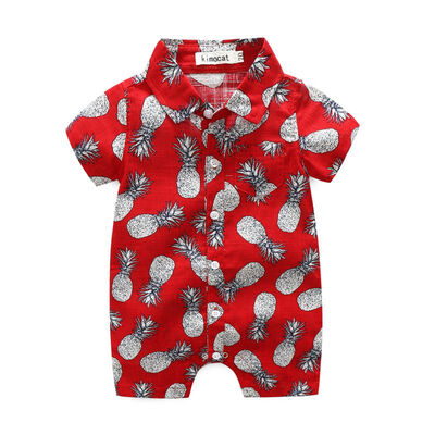 

Baby Boy Clothes Baby Bodysuit Summer Printing Holiday Beach Printing Shirt Tights Baby Coveralls Boy Clothes Baby Bodysuit