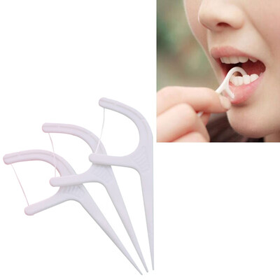 

Dental Floss Stick Superfine Dental Floss Interdental Brush Teeth Stick Oral Hygiene