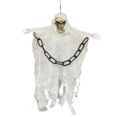 

Skeleton Halloween Props Scary Hanging Skull Ornament Theme Parties Haunted Houses Decoration
