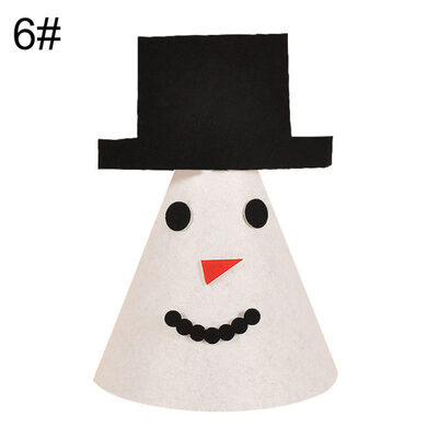 

Cartoon Elf Santa Claus Snowman Felt Cloth Christmas Hat Xmas Party Decoration