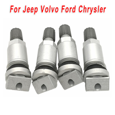 

4pcs Aluminum Silver Tire Valve Replacement For Land Rover Range Rover 2010-2013