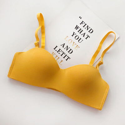 

Women Glossy Bras One Piece Seamless Sexy Women Underwear No Steel Ring Bras Seamless Slip