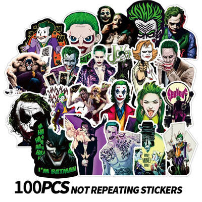 

50100pcs The Joker Stickers Aufkleber Vinyl Skateboard Guitar Travel Case Sticker