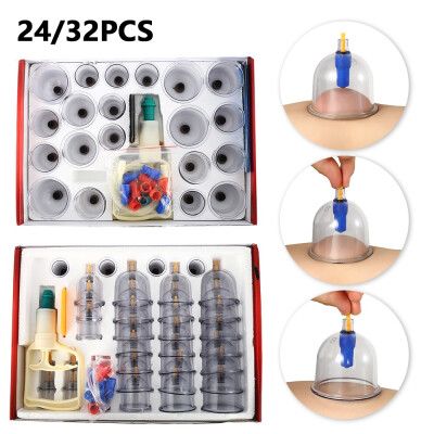 

2432 pcs Chinese Vacuum Cupping Set U-shape Cups Massage Therapy Suction Acupuncture