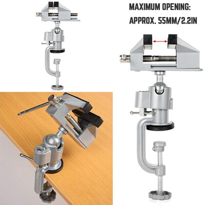 

Table Pliers Aluminum Alloy Vise Mini DIY Household Table Clamp Bench Vice Tool Accessories Electric Drill Grinder Bracket Holder