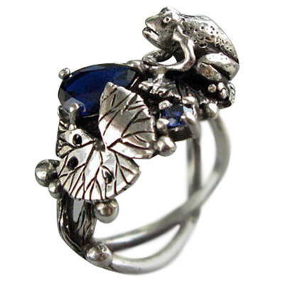 

Women Vintage Jewelry Punk Rhinestone Inlaid Gift Ring Band