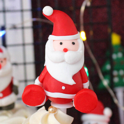 

Christmas Cake Topper Santa Claus Snowman Cupcake Topper Merry Christmas Xmas Cake Decoration Gift For New Year 2019 14 Styles
