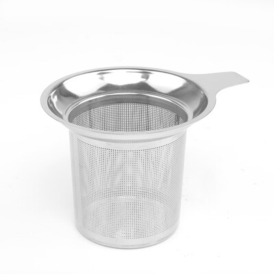 

Tea Strainers Tea Leaves Separator Funnel Round Edge Single-Wire Mesh Filter Stainless Steel
