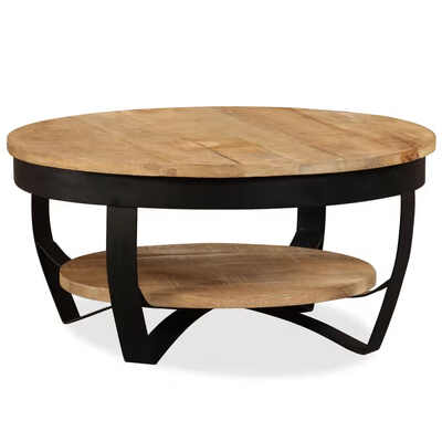

Coffee Table Solid Rough Mango Wood 256"x126