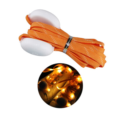 

One Pair of Fashionable LED Luminous Shoelaces Nylon Strap Colorful Flashing Light Shoe Lace 12m Length