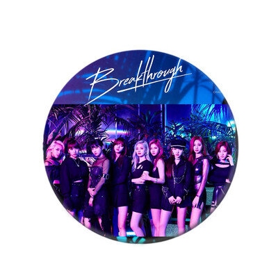 

KPOP TWICE 5th New Album Breakthrough Badge Brooch Pin Clothing Hat Bag Decor