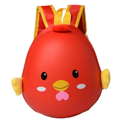 

PU Girls Backpacks Primary School Elementary School For Children 3D Egg Shell Cartoon Waterproof Shoulder Backpacks