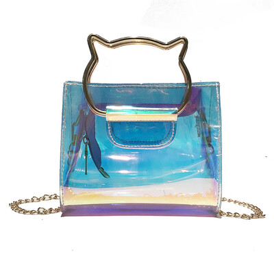 

Women Square Shape PVC Shoulder Bag Water-Repellent Girls Crossbody Bags Purse Cartoon Handbag