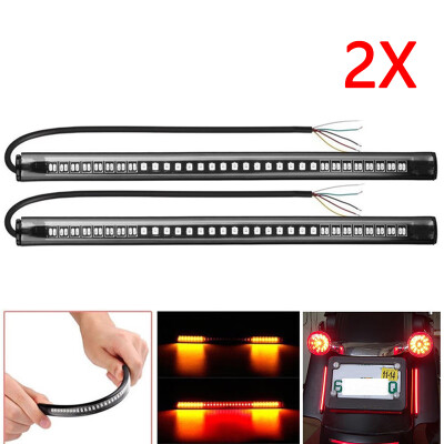 

Motorcycle LED Integrated Brake Stop Turn Signal Tail License Plate Light Strip