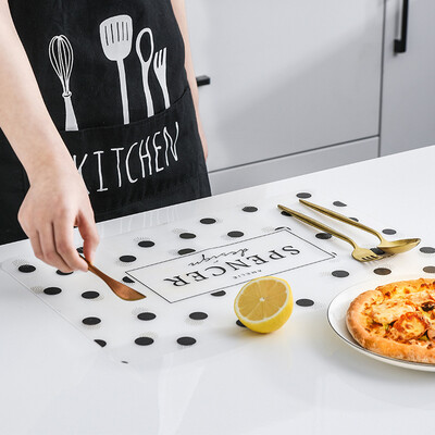 

Toponeto Creative Tableware Heat Insulation Pad Placemat Anti-Oil Bowl Plate Mat