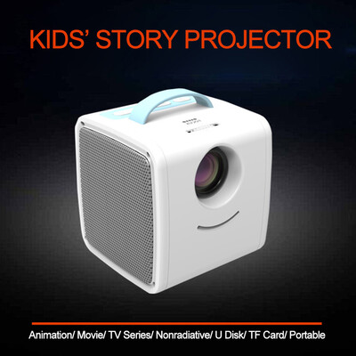 

Q2 Mini Portable LCD Projector 700 Lumens 1080P 70" Kids Video Story Animation Projection Machine Family Education School Busines
