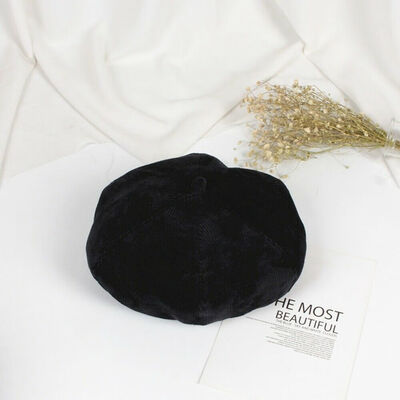 

Fashion Childrens Beanie Beret Warmer French Artist Hats Ski Caps Solid Gifts