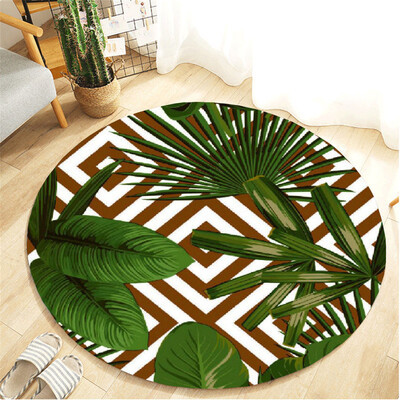 

Gobestart Botany Elements Blanket Round Bathroom carpet 55cm