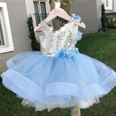 

Flower Girl Princess Dress Kids Baby Party Wedding Bridesmaid Tulle Tutu Dresses