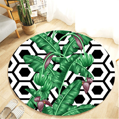 

Gobestart Botany Elements Blanket Round Bathroom carpet 60cm