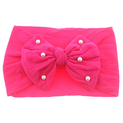 

New Baby Cute Girls Boys Pearl Bowknot Design Headband Headwear Apparel Photography Prop Party Gift