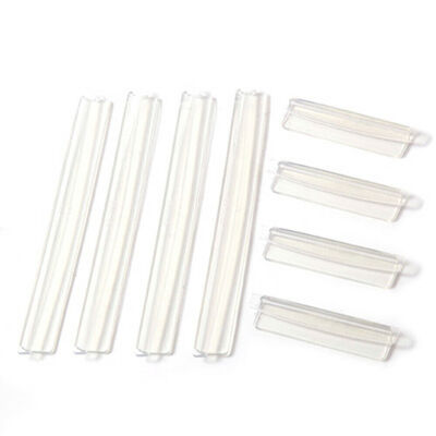 

8x Transparent Car Door Edge Molding Trim Strip Anti-Rub Scratch Guard Equipment