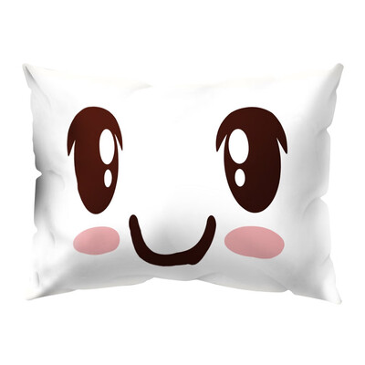 

〖Follure〗Naughty Expression Soft Peach skin Throw Pillow Pillow Cover 30x50cm Home Decor