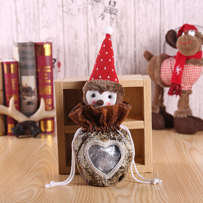 

Toponeto Christmas Decorations Candy Bag Doll Gift Bag Christmas Day Apple Bag