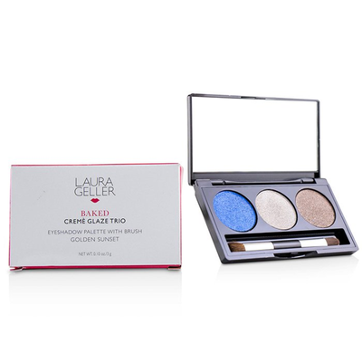 

LAURA GELLER - Baked Cream Glaze Trio Eyshadow Palette With Brush - Sandy Lagoon 3g01oz