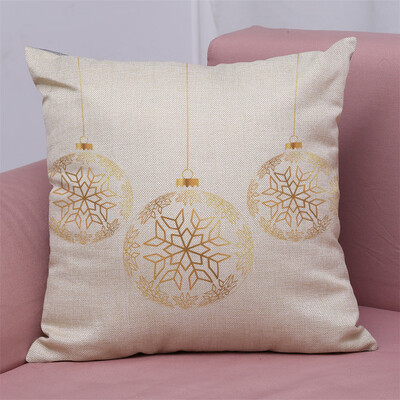 

Tailored New Christmas Cotton Linen Pillow Case Sofa Cushion Cover Home Decor
