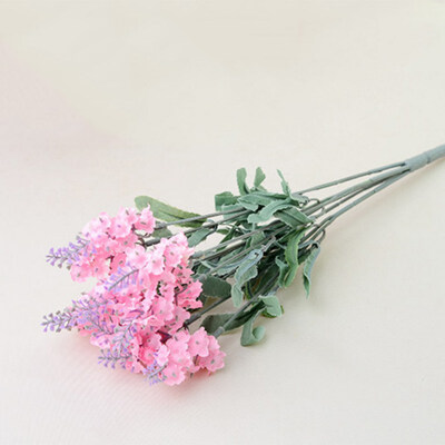 

1x 10 Heads Artificial Lavender Silk Flower for Bouquets Wedding Home Party Decor 1 Bouquet Mini lavender