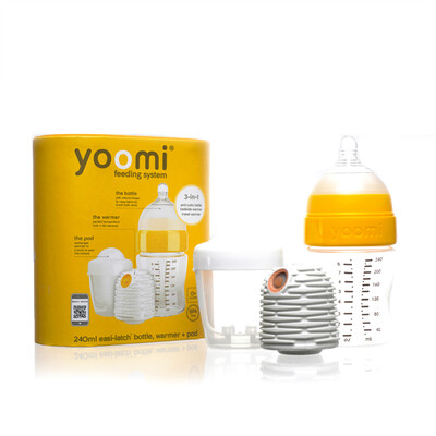 

YOOMI Baby Warmer Charging Pot 5oz Feeding Bottle With Slow Flow Teat Set Portable Feeding System Self-warming Bottle