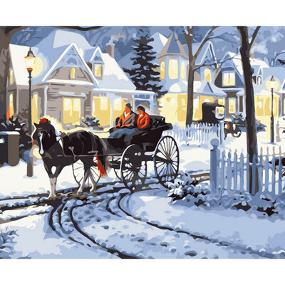 

2018 Poster DIY Oil Painting by Numbers Modern Art Flowers Picture Home Decor Digital Painting of Art Student Learning Beginner