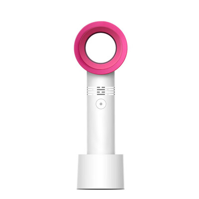 

Rechargeable Portable Bladeless Fan Handheld Mini Cooler White