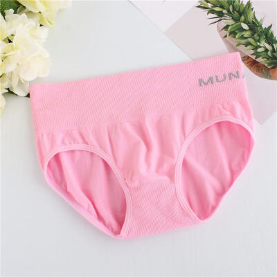 

Letters Printed Ultra-slim Seamless Mid Rise Cozy Briefs Womens Underwear Breathable Panties Comfortable Female Underwear