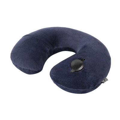 

Toponeto Inflatable Soft Car Travel Head Neck Rest Air Cushion U Pillow Sleep Cushion