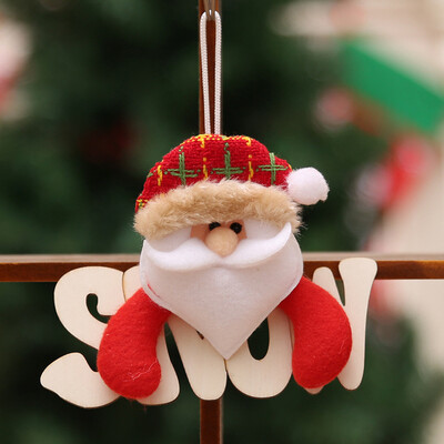 

〖Follure〗Christmas Tree Hanging Decor Letter Card Snowman Santa Claus Ornaments Xmas Gift