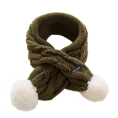

Baby Kids Neckerchief Winter Warm Scarves Boys Girl Kids Cute Simple Knitted Scarf for Children Baby Accessories