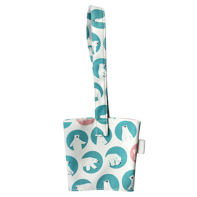 

Cup Set Cute Cartoon Tote Bag Anti-hot Portable Cup Bag Cotton Cloth Waterproof Cup Set Cute Canvas Tote Bag