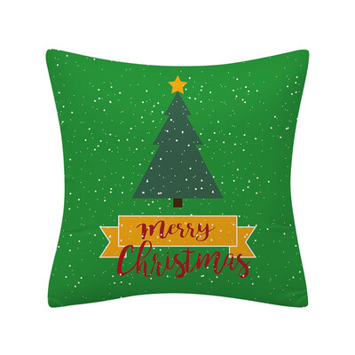 

〖Follure〗Christmas Pillow Case Glitter Polyester Sofa Throw Cushion Cover Home Decor