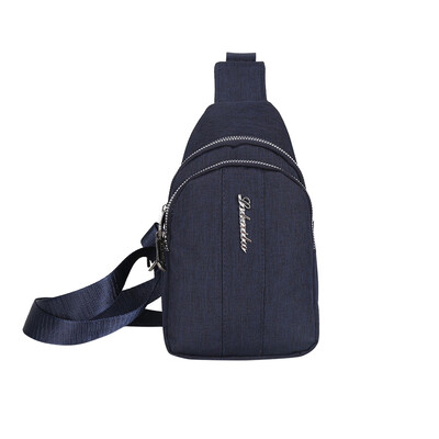 

Tailored Chest Bag Men & Women Solid Color Retre Outdoor Travel Shoulder Messenger Bag