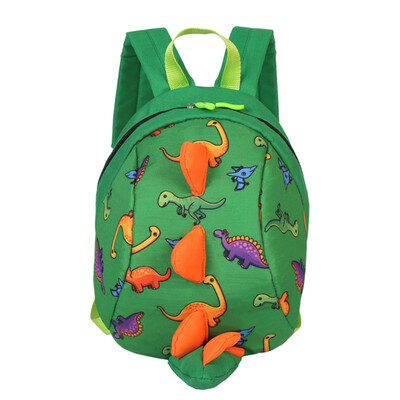 

Cute Baby Boy Girl Cartoon 3D Dinosaur Backpacks Toddler Oxford Cloth Preschool Travel Bags